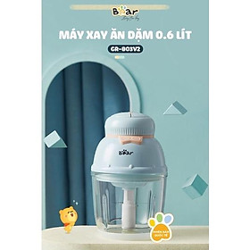 Mua Máy Xay Bear 0 6L Hình Nơ Tích Hợp 2 Chức Năng Xay Cho Bé Ăn Dặm GRB06V1 - Hàng Chính Hãng