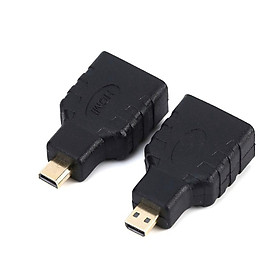 Mua Jack chuyển - Đầu chuyển đổi Mini HDMI và Micro HDMI sang HDMI