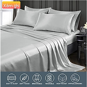 VỎ MỀN LỤA SIZE 2m2x2m phi lụa loại 1, lụa silk Thái Tuấn siêu mịn, có khóa kéo lồng ruột mền
