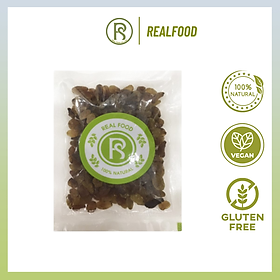 100g Nho khô nâu Real Food (brown raisins)