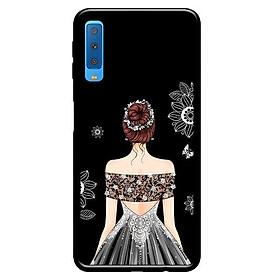 Ốp in cho Samsung Galaxy A50 Cô Gái Váy Xám - Hàng chính hãng