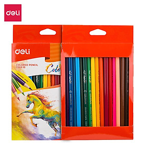 Bút chì màu (hộp giấy) Deli - 12 màu/18 màu/24 màu/36 màu - 1 hộp - EC00300/EC00310/EC00320/EC00330