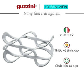 Kệ Trưng Rượu Vang Guzzini Icons Bottle Rack - Kệ Rượu Lắp Ráp Theo Mô Đun Đựng Đến 9 Chai - Dụng Cụ Trang Trí Trang Nhã Và Hấp Dẫn Cho Mọi Dịp