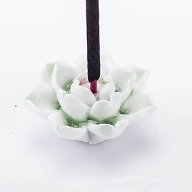 Đĩa cắm nhang hương hoa gốm đốt trầm dễ thương (size mini)