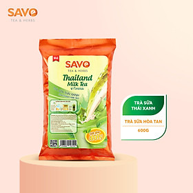 Hình ảnh Trà Sữa Thái Xanh SAVO Tea (Thailand Green Milk Tea)- Túi 600gr