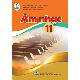 Sách – Âm Nhạc 11 Cánh Diều và 2 tập giấy kiểm tra kẻ ngang vỏ xanh