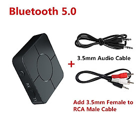 Thiết Bị Nhận Tín Hiệu Âm Thanh Bluetooth 5.0 2 Trong 1 Jack Cắm 3.5mm