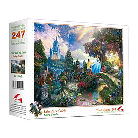 Tranh xếp Hình Tia Sáng Lâu Đài Cổ Tích (247 Mảnh Ghép)