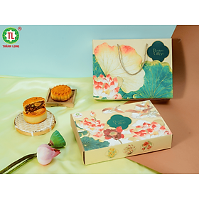 [HOẢ TỐC -HCM] Hộp Bánh Trung Thu Thành Long Phát Lộc -  6 Bánh Nướng 100g -  Combo Trải Nghiệm