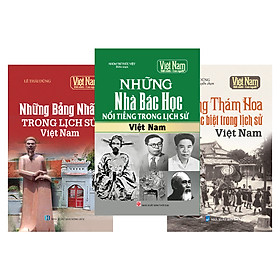 Combo Tủ sách lịch sử - Gương sáng Việt Nam (Bộ 3 cuốn)