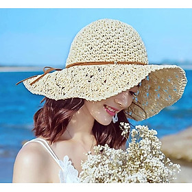 NÓN NỮ RỘNG VÀNH ĐI BIỂN MŨ RỘNG VÀNH NỮ ĐẸP - DN19VT0768