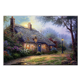 Mua Tranh Treo Tường NGÔI NHÀ ẤM ÁP Q6D8 - 20 (40 x 60 cm) Thế Giới Tranh Đẹp