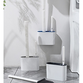 Bàn Chải Vệ Sinh Toilet Gắn Tường Bằng Silicone Tiện Dụng