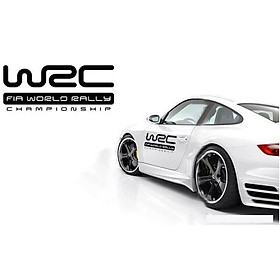 Tem WRC Fia World Rally Championship Dán Sườn Xe ô Tô Ms-09