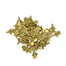 50pcs Angel Wings Charms Pendants Beads Jewelry Making DIY Accessories