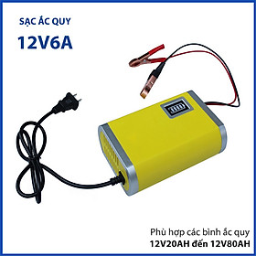 Bộ sạc bình ắc quy thông minh 12V6A YX1206