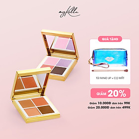 Phấn Mắt Trang Điểm myKella Mini Glam Eye Palette Siêu Mịn