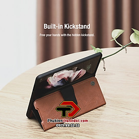 Bao da cho Samsung Galaxy Z Fold4 chính hãng Nillkin Aoge Leather Cover - Hàng chính hãng