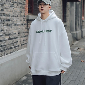 Áo khoác hoodie nam nữ unisex cặp đôi ABDHL form rộng nỉ ngoại bông dày local brand hàn quốc ulzzang cute zip chống nắng