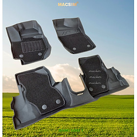 Thảm lót sàn ô tô 2 lớp cao cấp dành cho xe Suzuki Jimny 2021-2024+ nhãn hiệu Macsim chất liệu TPE màu đen