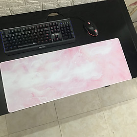 Miếng Lót Chuột, Bàn Di Chuột, mouse pad cỡ lớn Vân Đá (80x30x0.3)