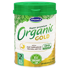 Sữa Bột Vinamilk Organic Gold Step 2 (850g / Hộp Thiếc)