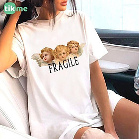 ÁO THUN NAM NỮ COTON BIG SIZE FRAGILE