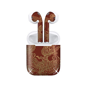 Mua Miếng dán skin chống bẩn cho tai nghe AirPods in hình Rồng bay Phượng múa - lsm042 (bản không dây 1 và 2)