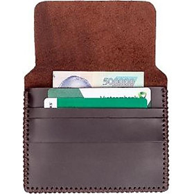 Ví Unisex nhỏ gọn DA BÒ Handmade NC005 để Name Card Danh Thiếp Thẻ, CMND