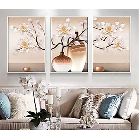 Tranh Nghệ Thuật - Tranh Treo Tường Bình Hoa Nghệ Thuật 09