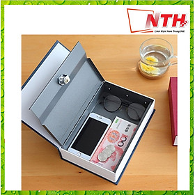 Hình ảnh KÉT SẮT HÌNH QUYỂN SÁCH -MẪU LỚN 24 x 15.5 x 5.5 cm -NTH