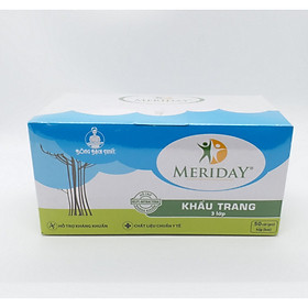 Khẩu Trang Y Tế Meriday Bông Bạch Tuyết TP-KT21 50 Cái