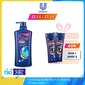 Dầu Gội Sạch Gàu Clear Men Cool Sport Bạc Hà (900g)