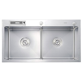 Chậu rửa chén Handmade Inox SUS 304 Eurolife EL-C21 (Trắng bạc)