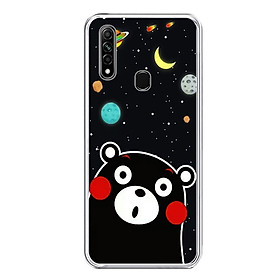 Ốp Lưng Dẻo Cho Điện Thoại Oppo A31 - 01282 0345 BEAR03 - Hàng Chính Hãng