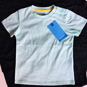 Áo phông trơn bé trai mở cúc vai sz 1->5t