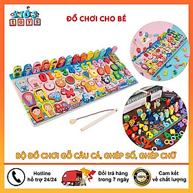 Bộ Đồ Chơi Câu Cá Và Ghép Số Học Đếm Mẫu Mới Nhất Cho Bé Đồ chơi cho bé