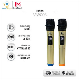 Mua Micro karaoke không dây BEST SOUND W-003 Hàng Chính Hãng bảo hành 12 tháng