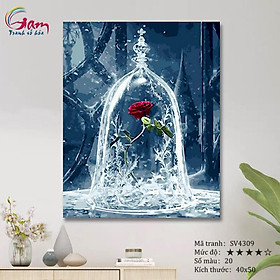 Mua Tranh sơn dầu số hoá tự tô màu Gam SV4309 căng sẵn khung