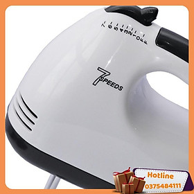 Mua Máy Đánh Trứng Cầm Tay 7 Tốc Độ Công Suất Lớn Tặng Kèm 4 Que Đánh Cao Cấp Thép Không Gỉ - Hàng Loại 1