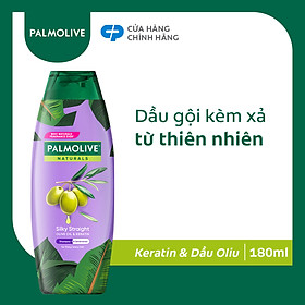 Dầu gội có dầu xả Palmolive Naturals suôn mượt và dưỡng ẩm thiên nhiên 180ml