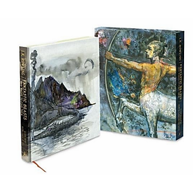 Harry Potter: Fantastic Beasts And Where To Find Them (Hardback) Deluxe Illustrated Edition (Sinh vật huyền bí và nơi tìm ra chúng) (English Book)