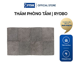 Thảm phòng tắm | JYSK Rydbo | cotton | xám | R50xD80cm