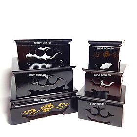 Mua KỶ VUÔNG  ĐẾ BÁT HƯƠNG ĐÔN GỖ MDF 8CM 10CM 12CM 14CM 16CM.18CM.20CM 25CM