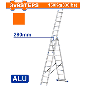 THANG XẾP KÉO DÀI 3 ĐOẠN 3X9 WADFOW WLD6H39 - HÀNG CHÍNH HÃNG