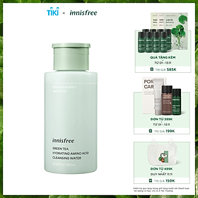 Nước tẩy trang trà xanh innisfree Green Tea Hydrat Amino Cleansing Water