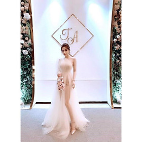 Đầm dự tiệc lệch vai TRIPBLR T DRESS-size M/L(kèm ảnh/video thật)MS132V