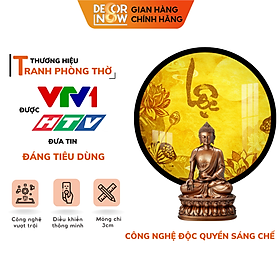 Mua Đèn Hào Quang Phật In Tranh Trúc Chỉ DECORNOW 30 40 cm  Trang Trí Ban Thờ  Hào Quang Trúc Chỉ CHỮ LỘC DCN-TC3