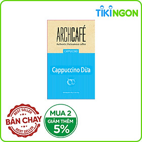 Hộp Cà Phê Hòa Tan Archcafe Cappuccino Dừa 12 gói x 20g