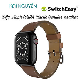 Mua Dây da SwitchEasy Classic Genuine Leather Dành Cho Apple Watch Series (1~7/ SE) - Hàng Chính hãng